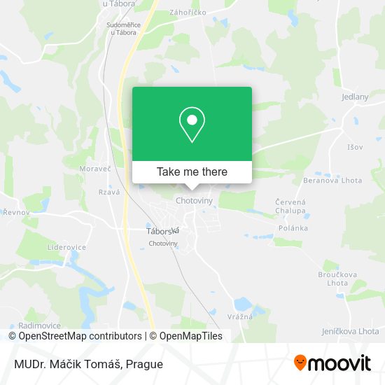 Карта MUDr. Máčik Tomáš