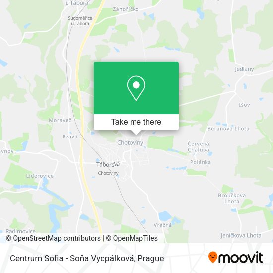 Карта Centrum Sofia - Soňa Vycpálková