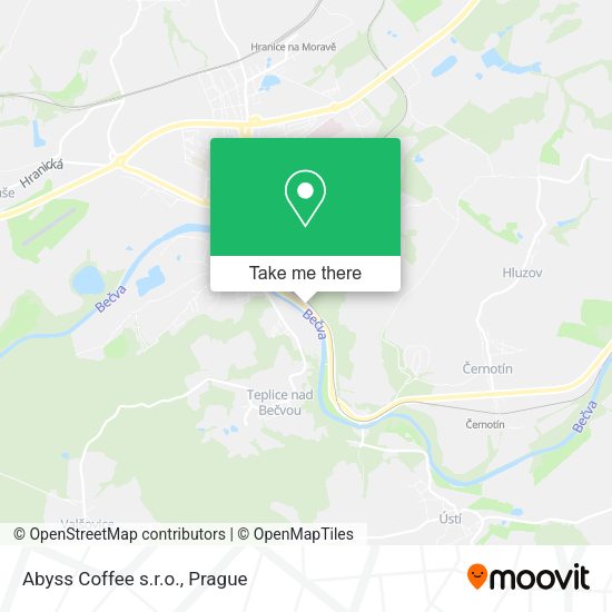 Карта Abyss Coffee s.r.o.
