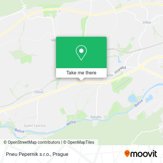 Карта Pneu Pepernik s.r.o.