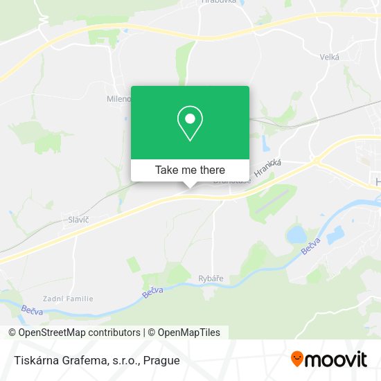 Карта Tiskárna Grafema, s.r.o.