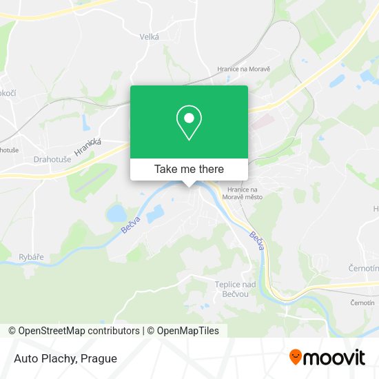 Карта Auto Plachy