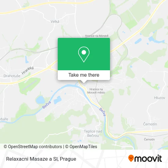 Карта Relaxacni Masaze a Sl