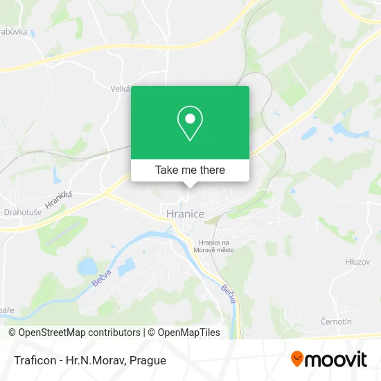 Карта Traficon - Hr.N.Morav