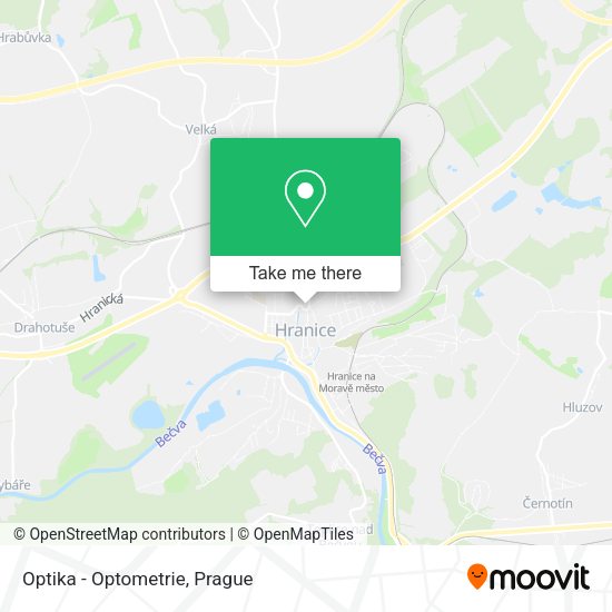 Карта Optika - Optometrie