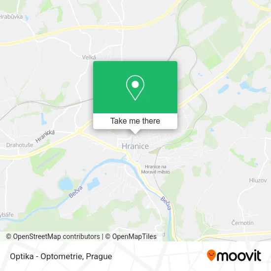 Карта Optika - Optometrie