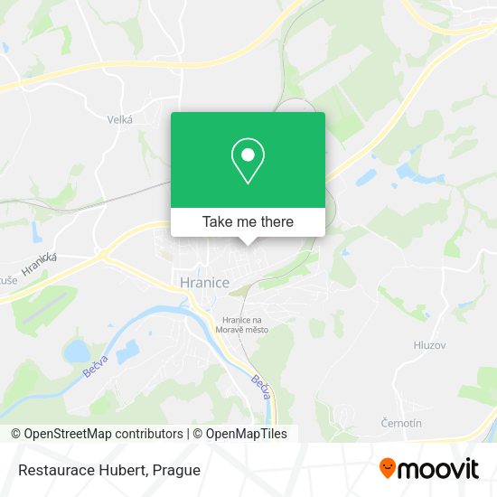 Карта Restaurace Hubert