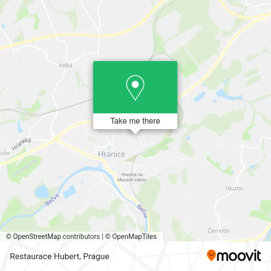 Карта Restaurace Hubert