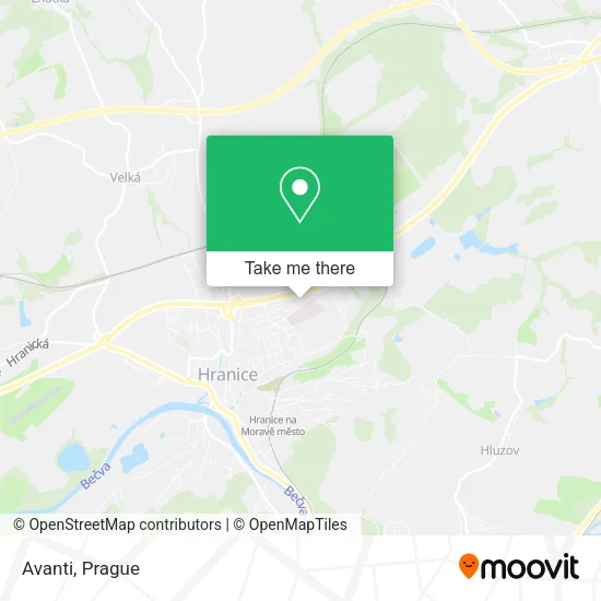Avanti map