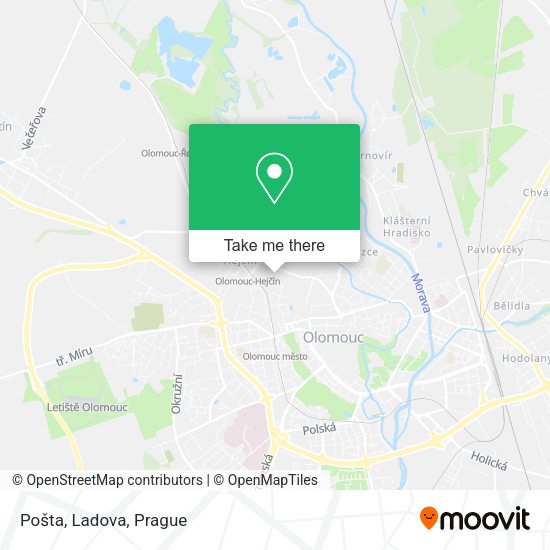 Карта Pošta, Ladova