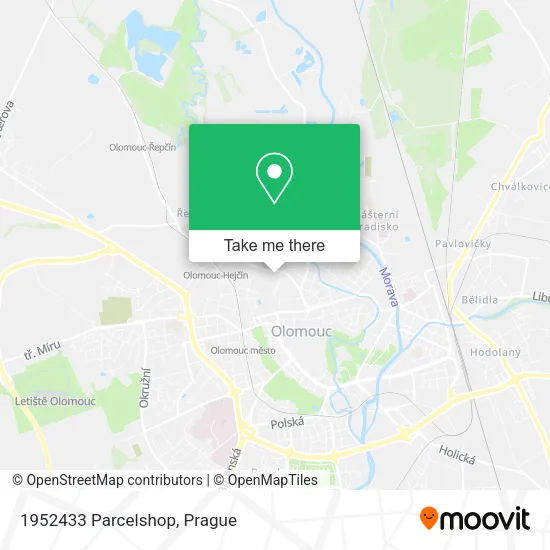 Карта 1952433 Parcelshop