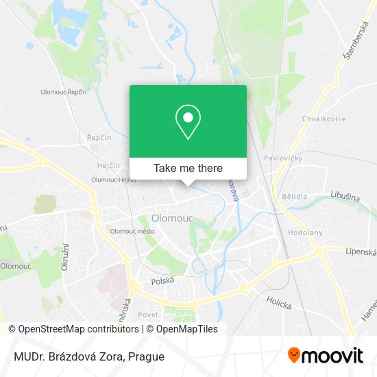 Карта MUDr. Brázdová Zora