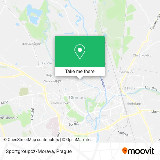 Карта Sportgroupcz/Morava