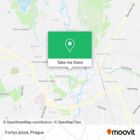 Карта Fortys pizza