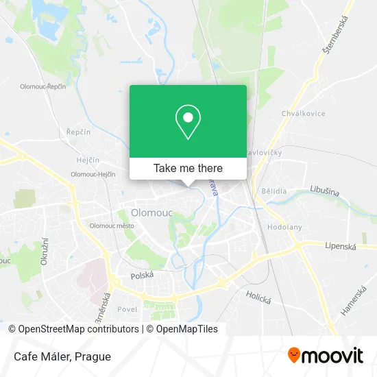 Карта Cafe Máler