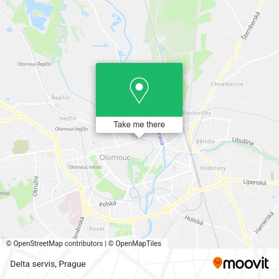 Карта Delta servis