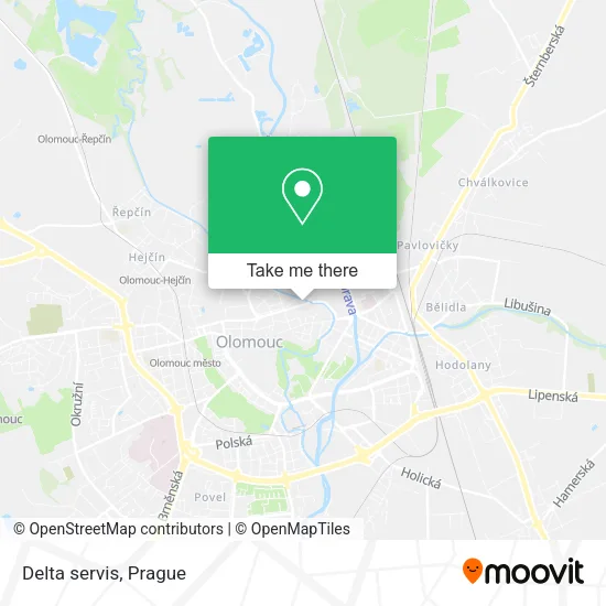 Карта Delta servis