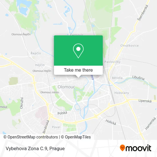 Карта Vybehova Zona C.9