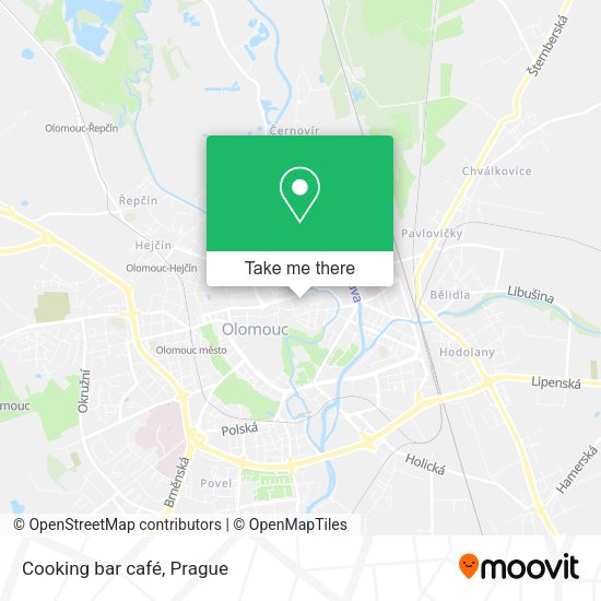 Карта Cooking bar café