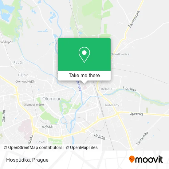 Карта Hospůdka