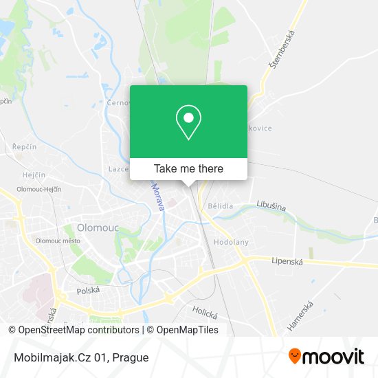 Карта Mobilmajak.Cz 01