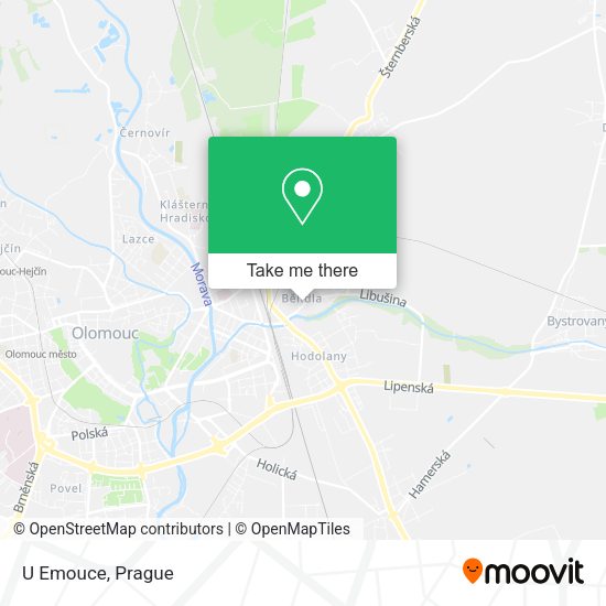 U Emouce map
