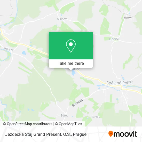 Карта Jezdecká Stáj Grand Present, O.S.