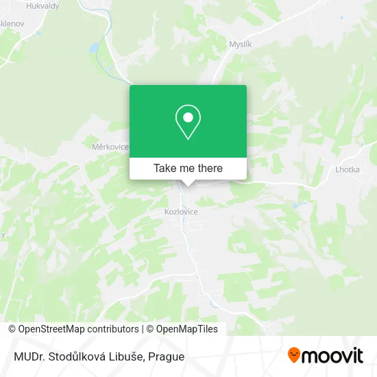 Карта MUDr. Stodůlková Libuše