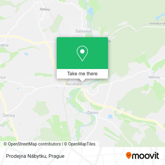 Карта Prodejna Nábytku