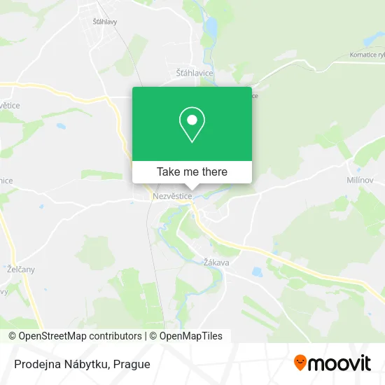 Карта Prodejna Nábytku