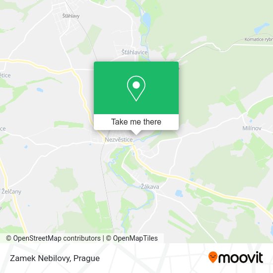 Карта Zamek Nebilovy