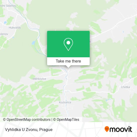 Карта Vyhlidka U Zvonu