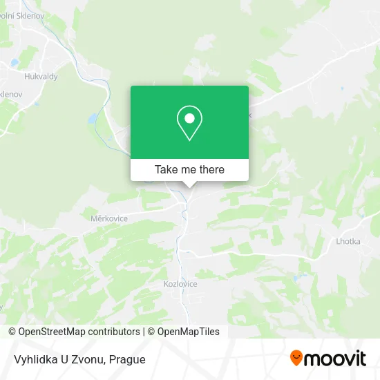 Карта Vyhlidka U Zvonu