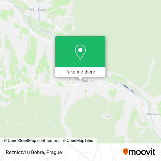 Карта Reznictvi u Bobra