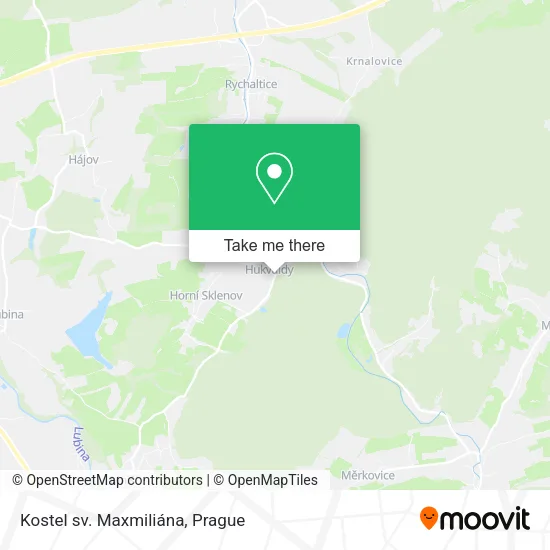 Карта Kostel sv. Maxmiliána