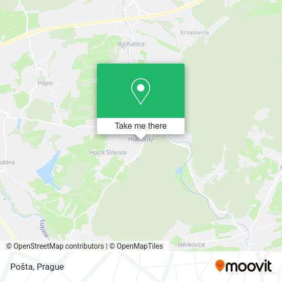 Карта Pošta