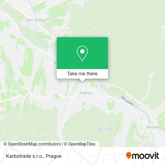 Карта Karbotrade s.r.o.