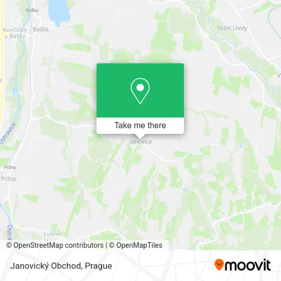 Карта Janovický Obchod