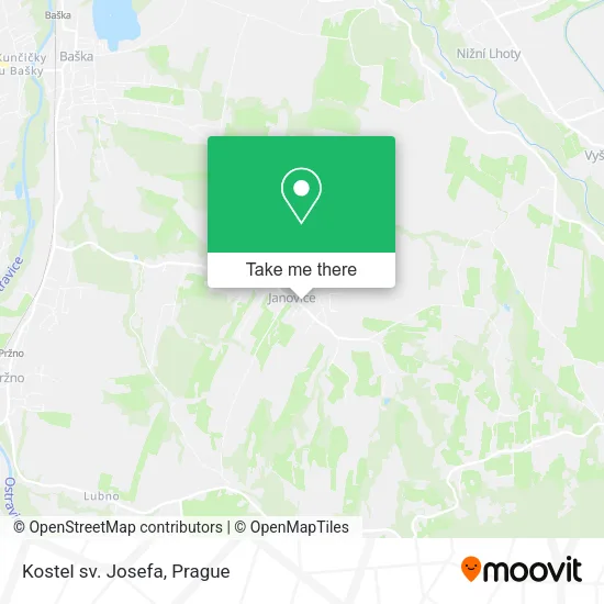 Карта Kostel sv. Josefa