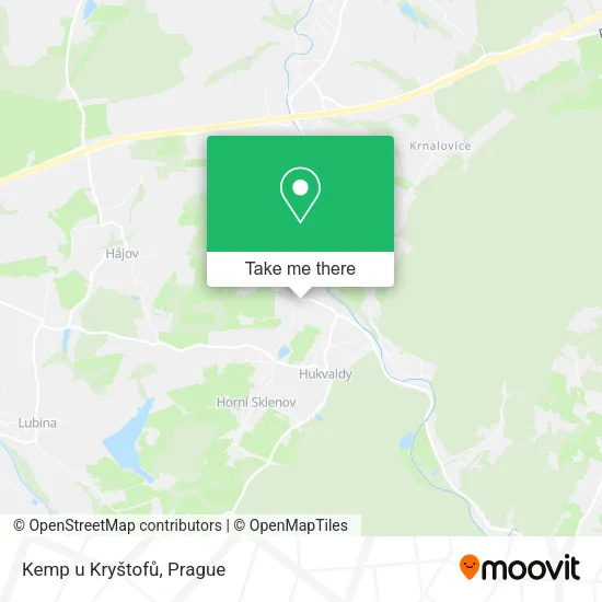 Карта Kemp u Kryštofů