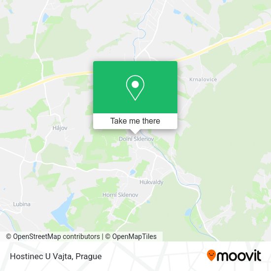 Карта Hostinec U Vajta