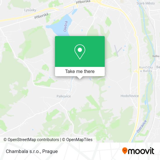 Карта Chambala s.r.o.