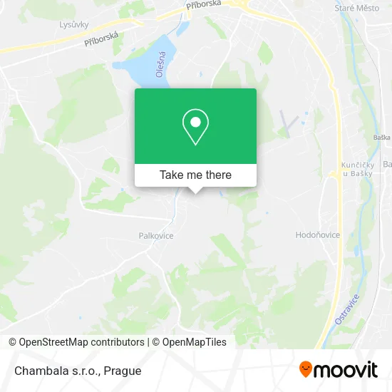 Карта Chambala s.r.o.