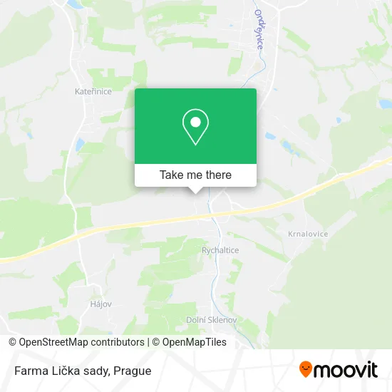 Карта Farma Lička sady