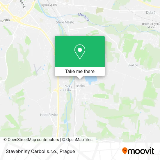 Карта Stavebniny Carbol s.r.o.