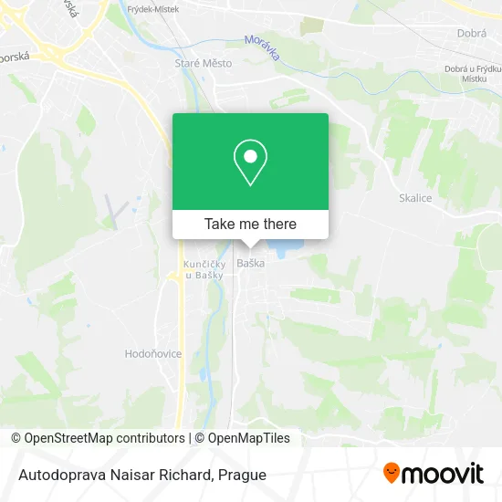 Карта Autodoprava Naisar Richard