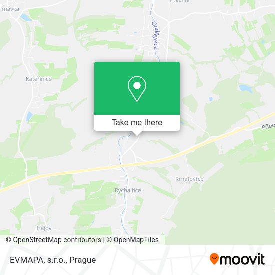 Карта EVMAPA, s.r.o.
