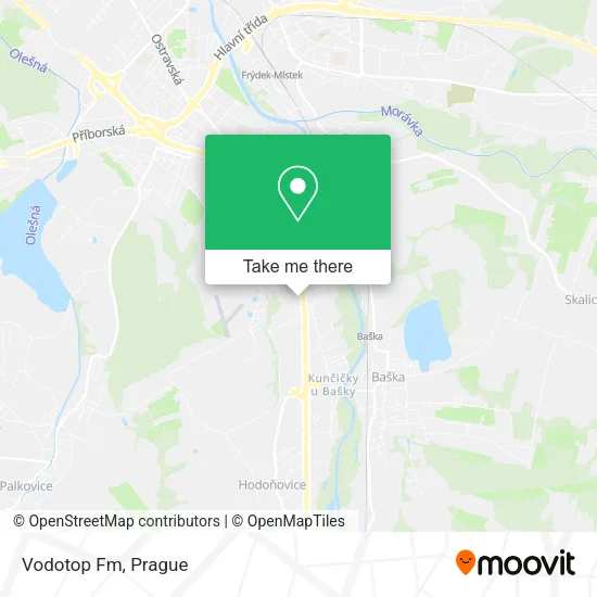 Карта Vodotop Fm