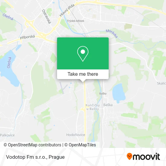 Карта Vodotop Fm s.r.o.