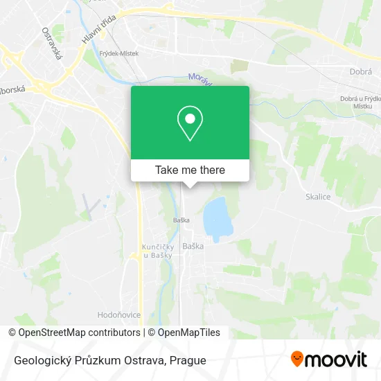 Карта Geologický Průzkum Ostrava